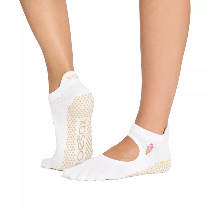 ToeSox Full Toe Bellarina Grip Socks