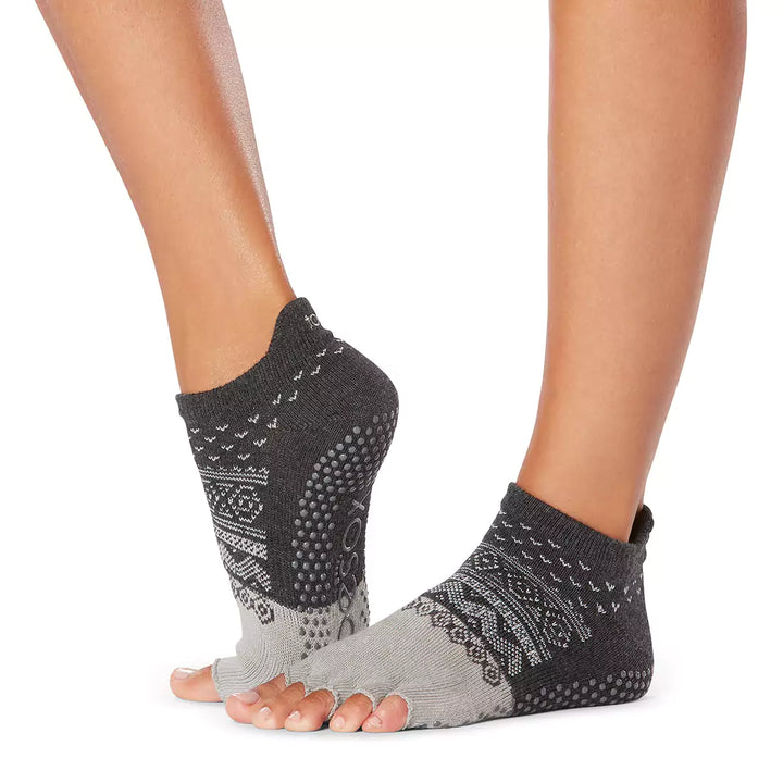 Half Toe Low Rise Grip Socks