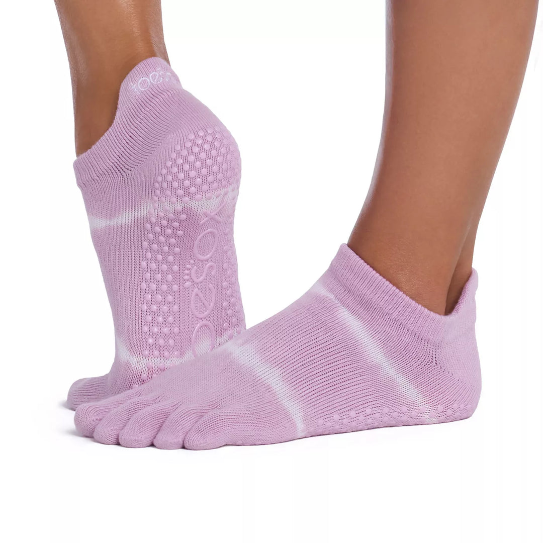 ToeSox Full Toe Low Rise Grip Socks