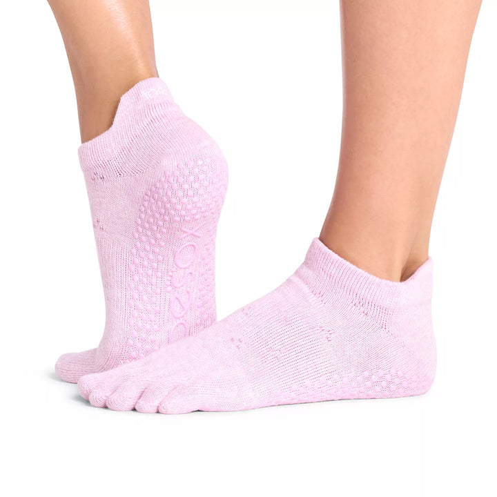 ToeSox Full Toe Low Rise Grip Socks
