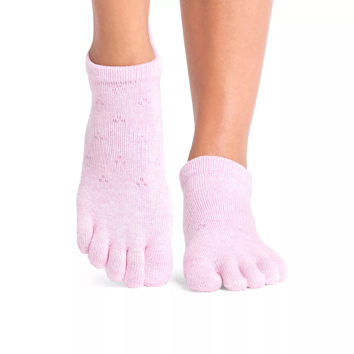 ToeSox Full Toe Low Rise Grip Socks