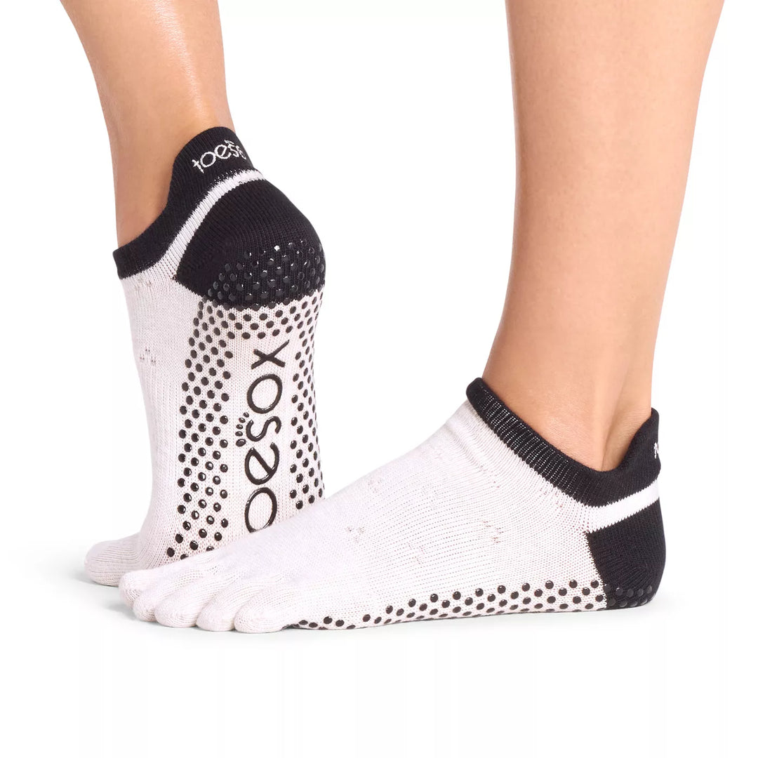 ToeSox Full Toe Low Rise Grip Socks