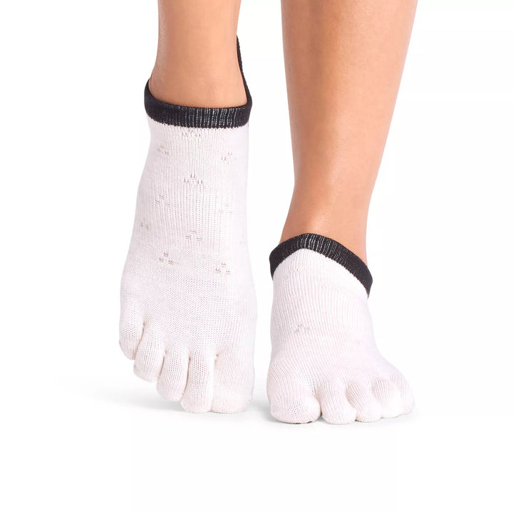 ToeSox Full Toe Low Rise Grip Socks