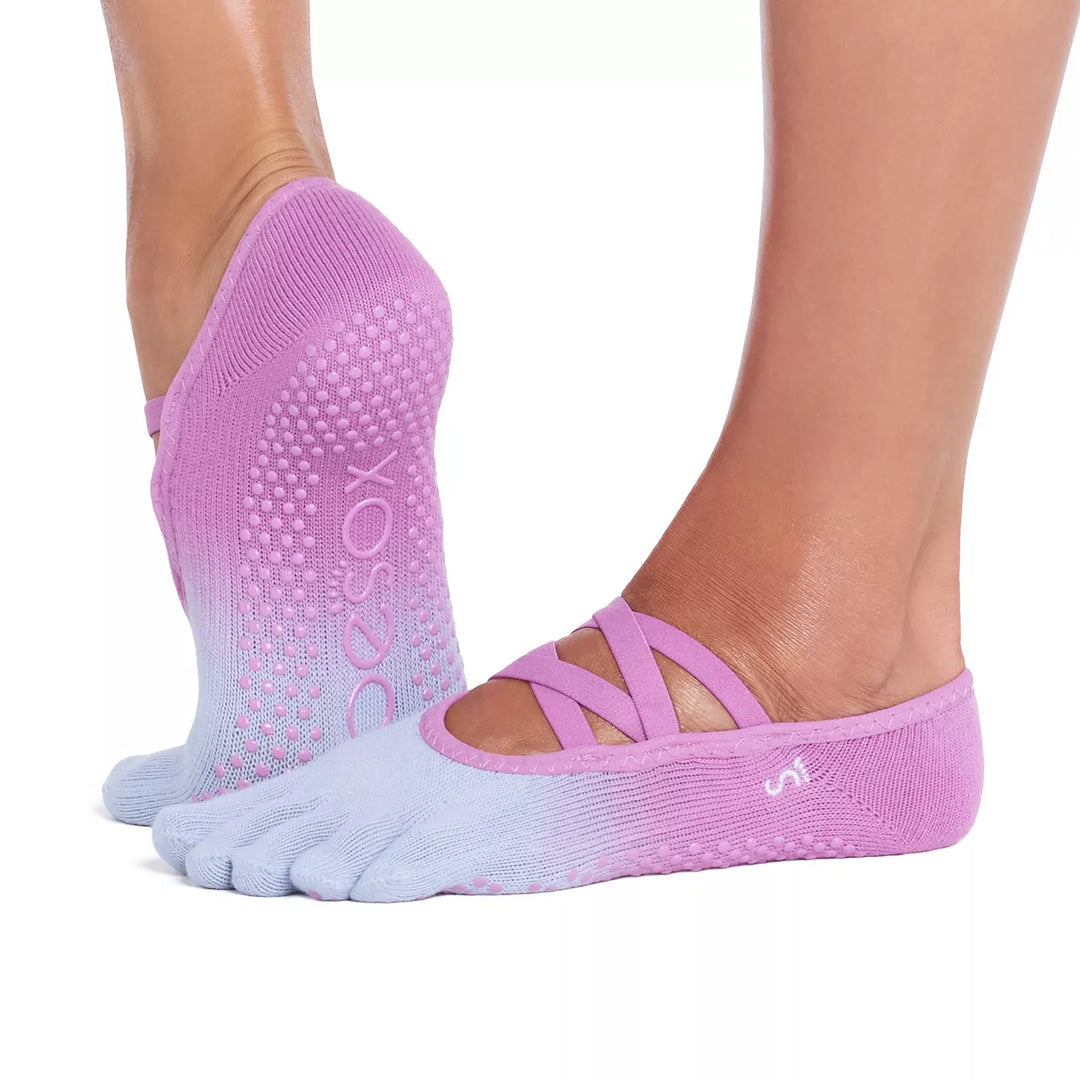 ToeSox Full Toe Elle Grip Socks