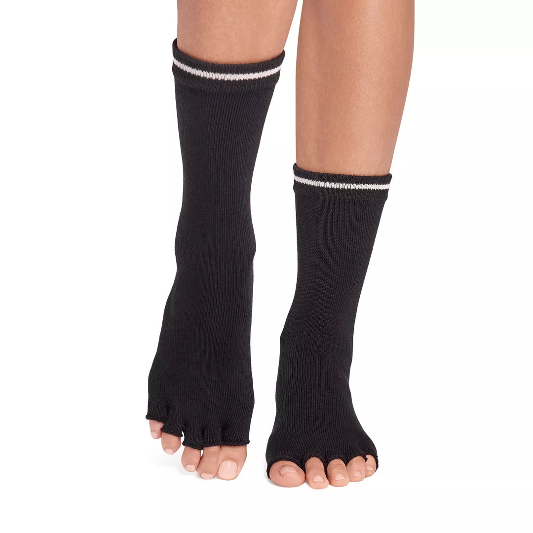 Half Toe Crew Grip Socks
