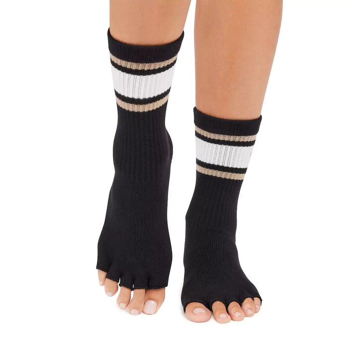 Half Toe Crew Grip Socks