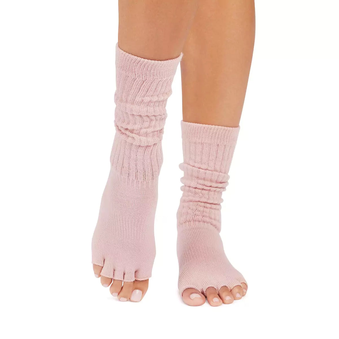 Half Toe Slouch Grip Socks