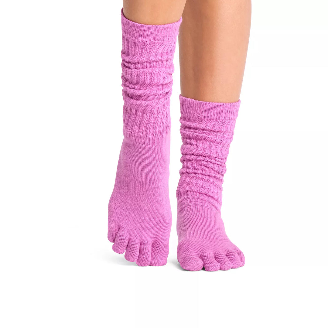 ToeSox Full Toe Slouch Grip Socks