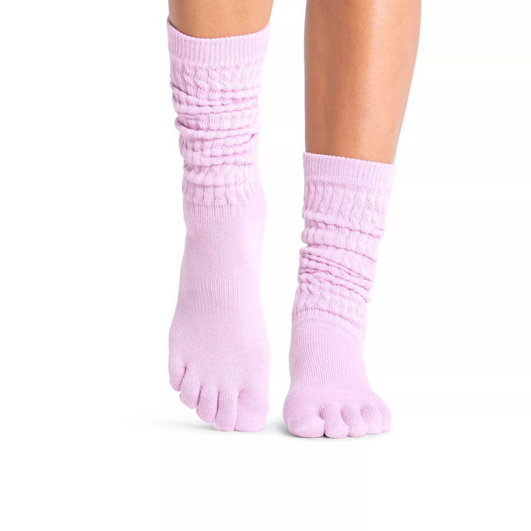 ToeSox Full Toe Slouch Grip Socks