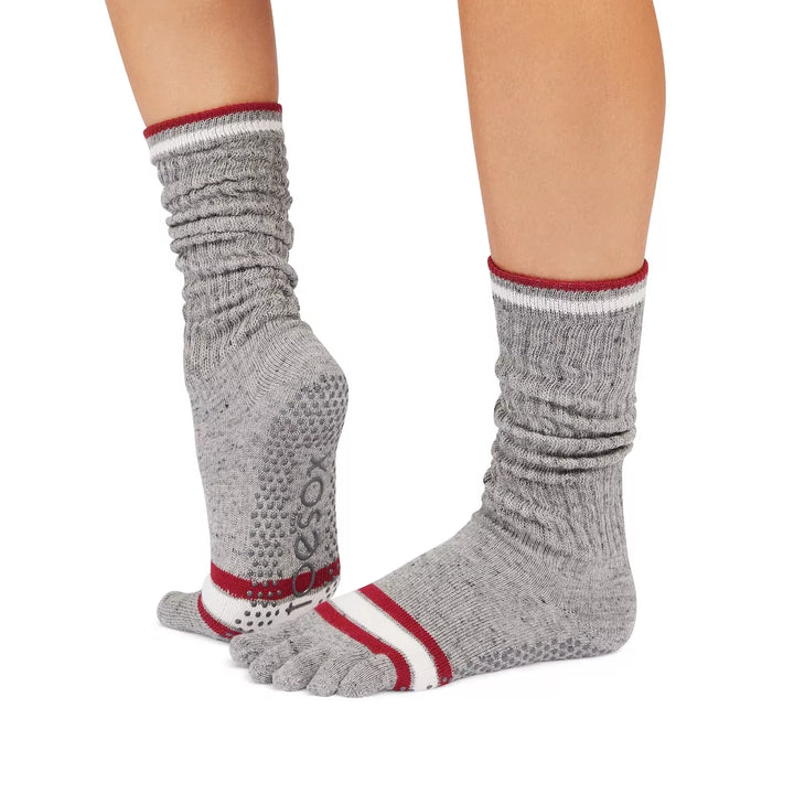 Full Toe Slouch Grip Socks
