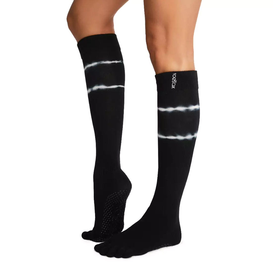Full Toe Scrunch Knee High Grip Sock – ToeSox Australia