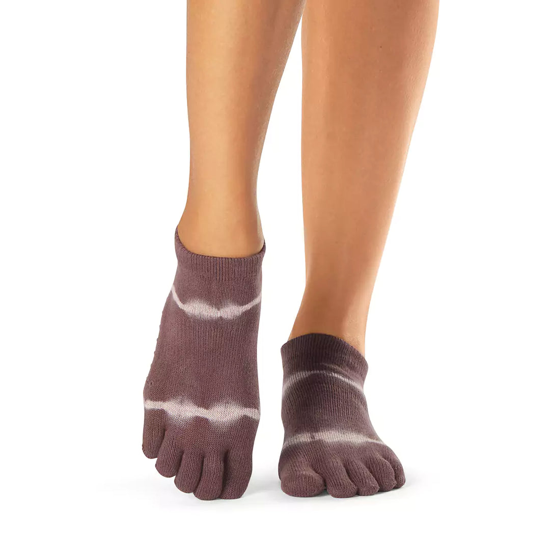 Colourful Elastic 5 Toe Socks Women Anti-slip Yoga Socks Ballte