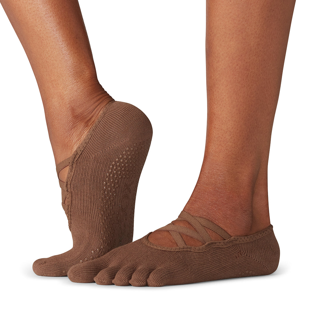 Half Toe Elle in Diverge Grip Socks - ToeSox - Mad-HQ