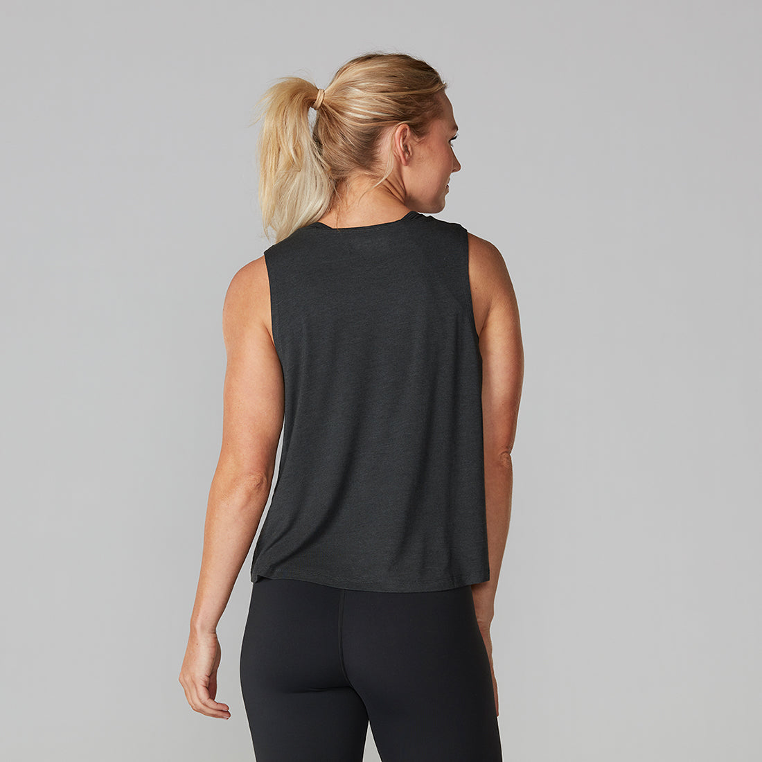 High low outlet tank top