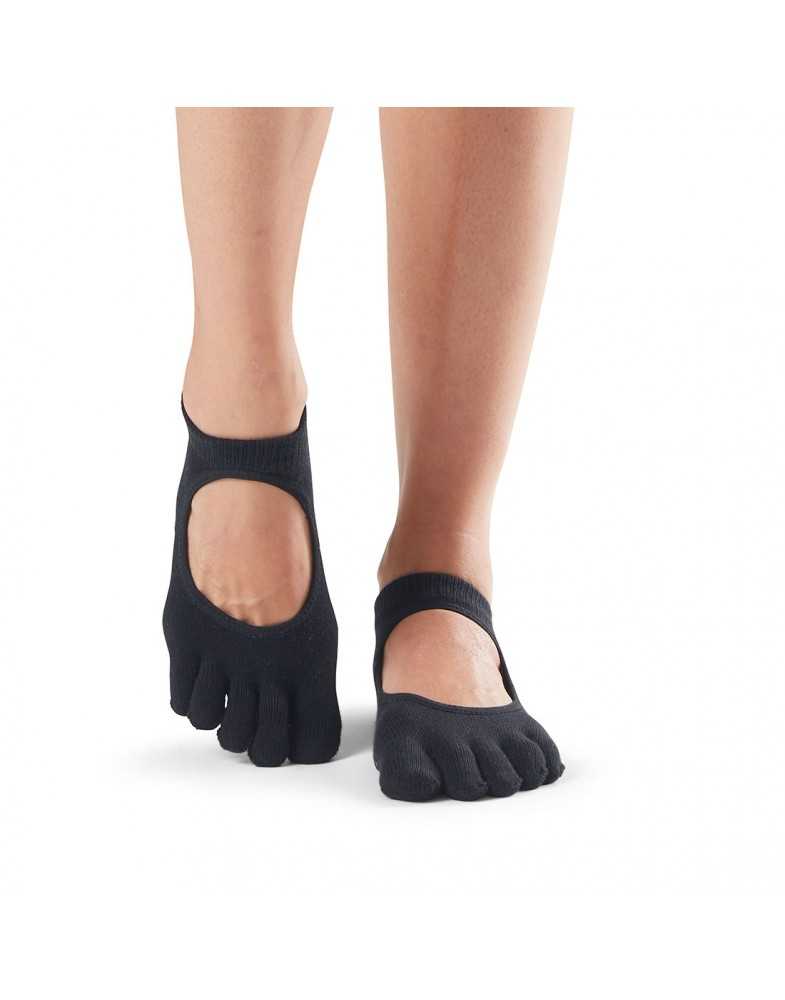 Toesox - Full Toe Bellarina Socks - Heather Grey