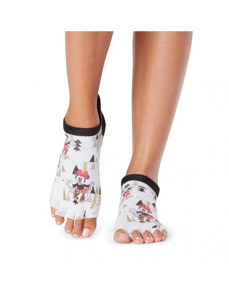 Half Toe Low Rise Grip Socks - Disney